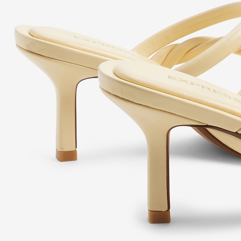 Twist Double Strap Mule Sandals - Picture 3 of 5